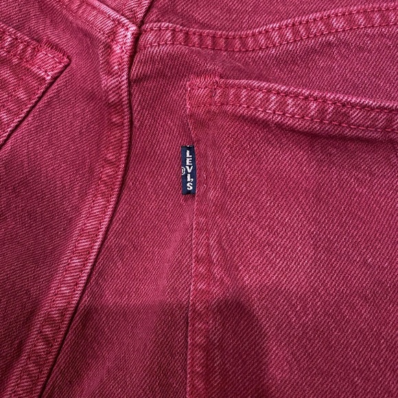 LEVI’S BARREL WOMEN'S JEANS size 30 inseam 24” color senorita pink - Picture 8 of 12
